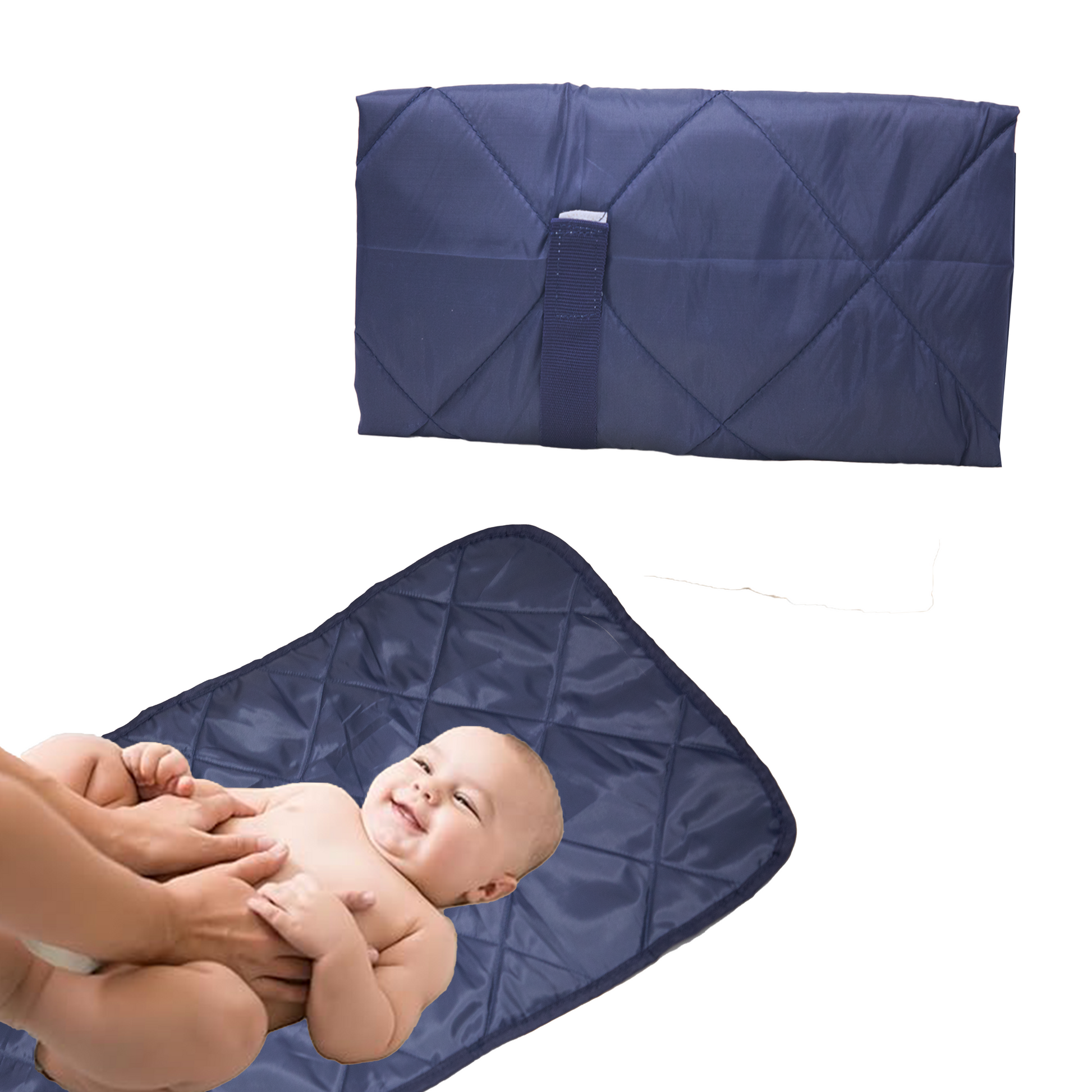 Motherly Oil Massage Mat for Newborn Baby, Reusable & Washable Portable Massage Pad (72 x 42 cm, 0-12 Months) - MOTHERLY