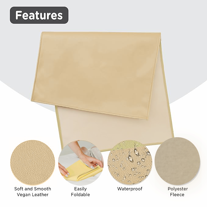 Motherly Premium Baby Mat Combo for Diaper Change and Oil Massage, Diaper Changing Mat & Massage Mat, Reusable Portable Changing Pad, Bed Protector Sleeping Mattress for Boys & Girls - MOTHERLY