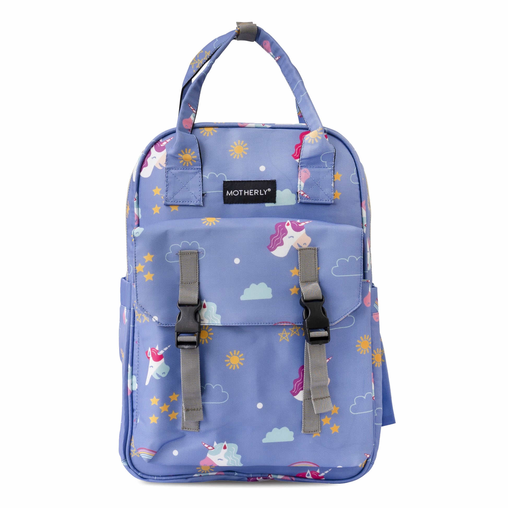 Motherly Solid Diaper Bag for Moms (Black) – Water-Resistant Maternity & Travel Bag with Multiple Pockets