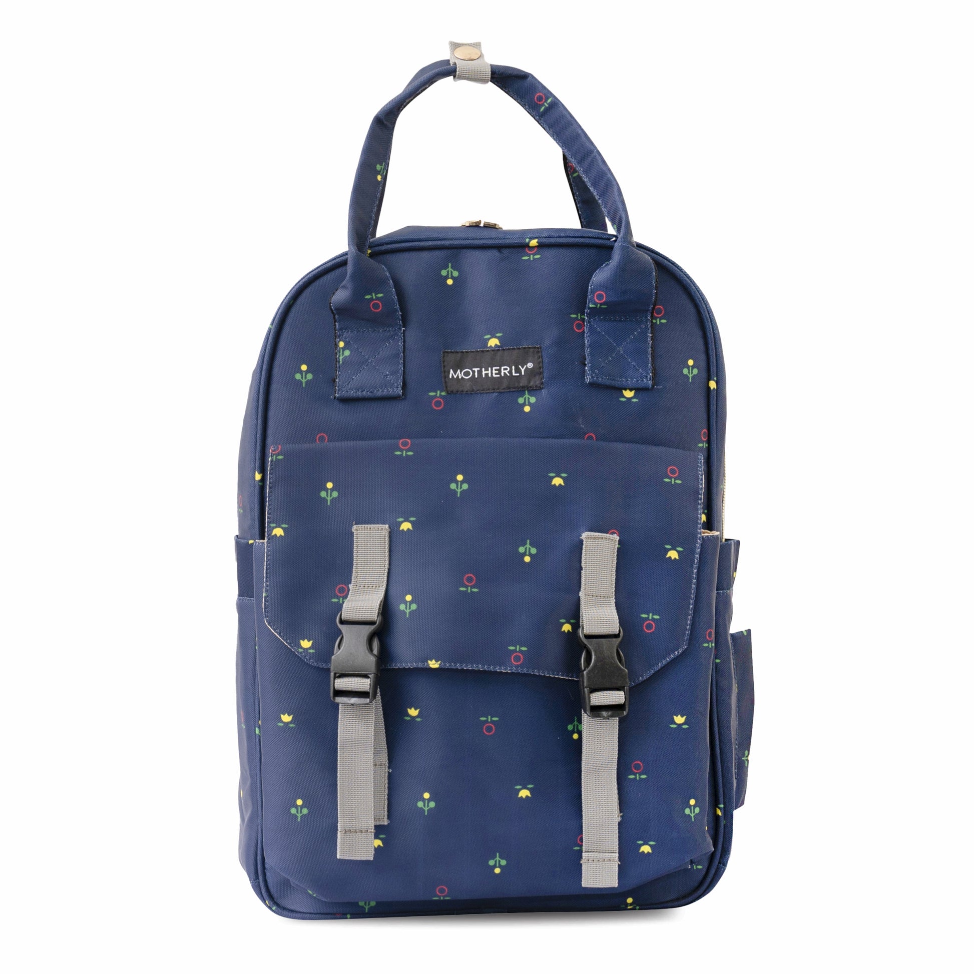 Motherly Solid Diaper Bag for Moms (Black) – Water-Resistant Maternity & Travel Bag with Multiple Pockets