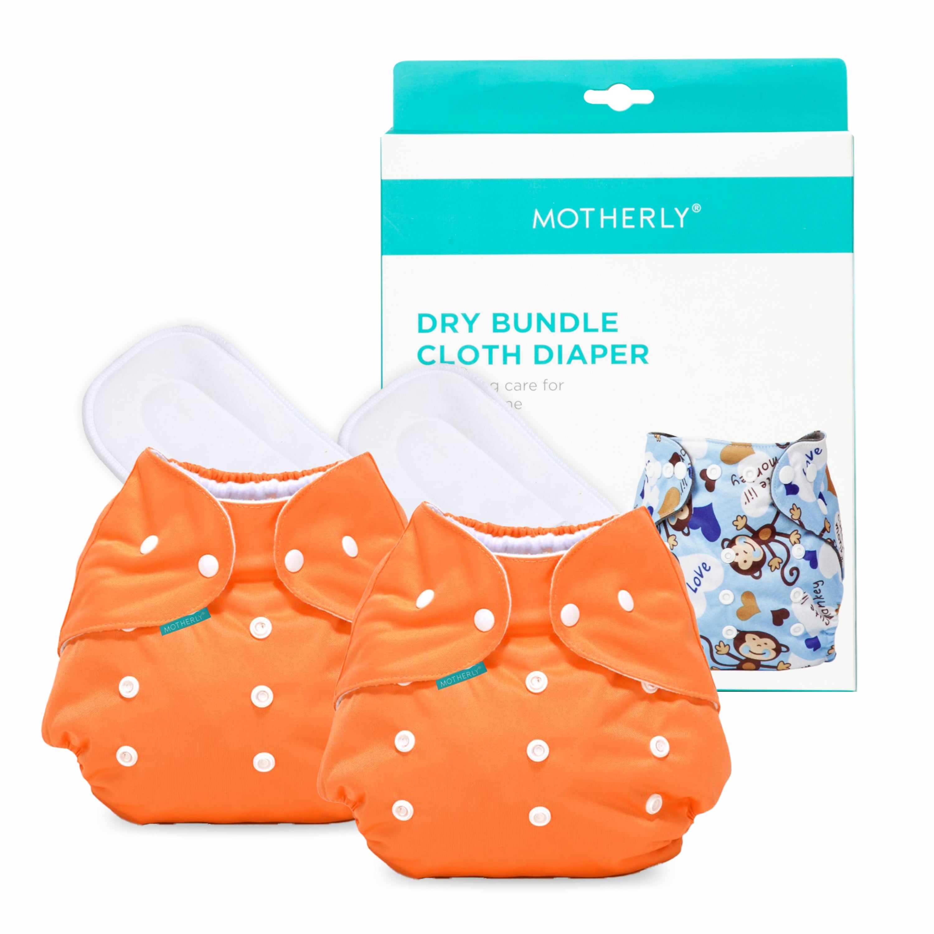 Motherly Newborn Baby Reusable Cloth Diapers, Infant Diaper