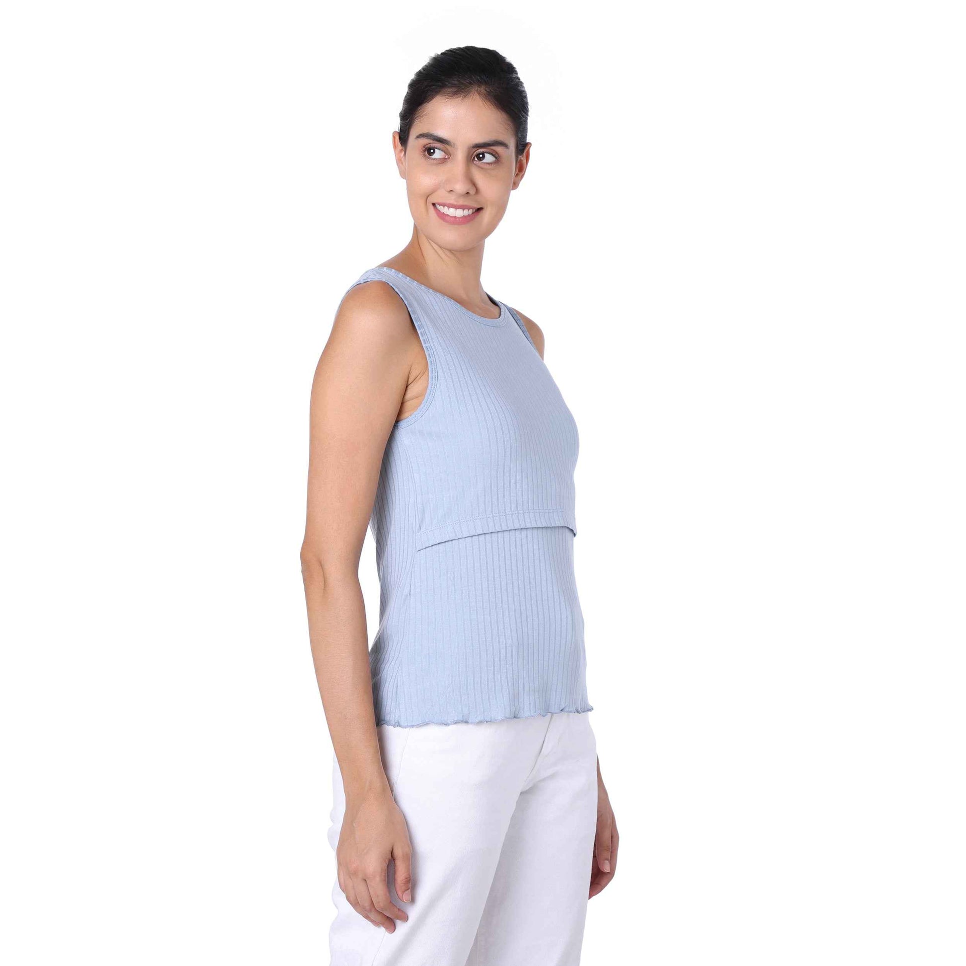 Cushy Touch Camisole N Suspender Skirt for Nursing Moms