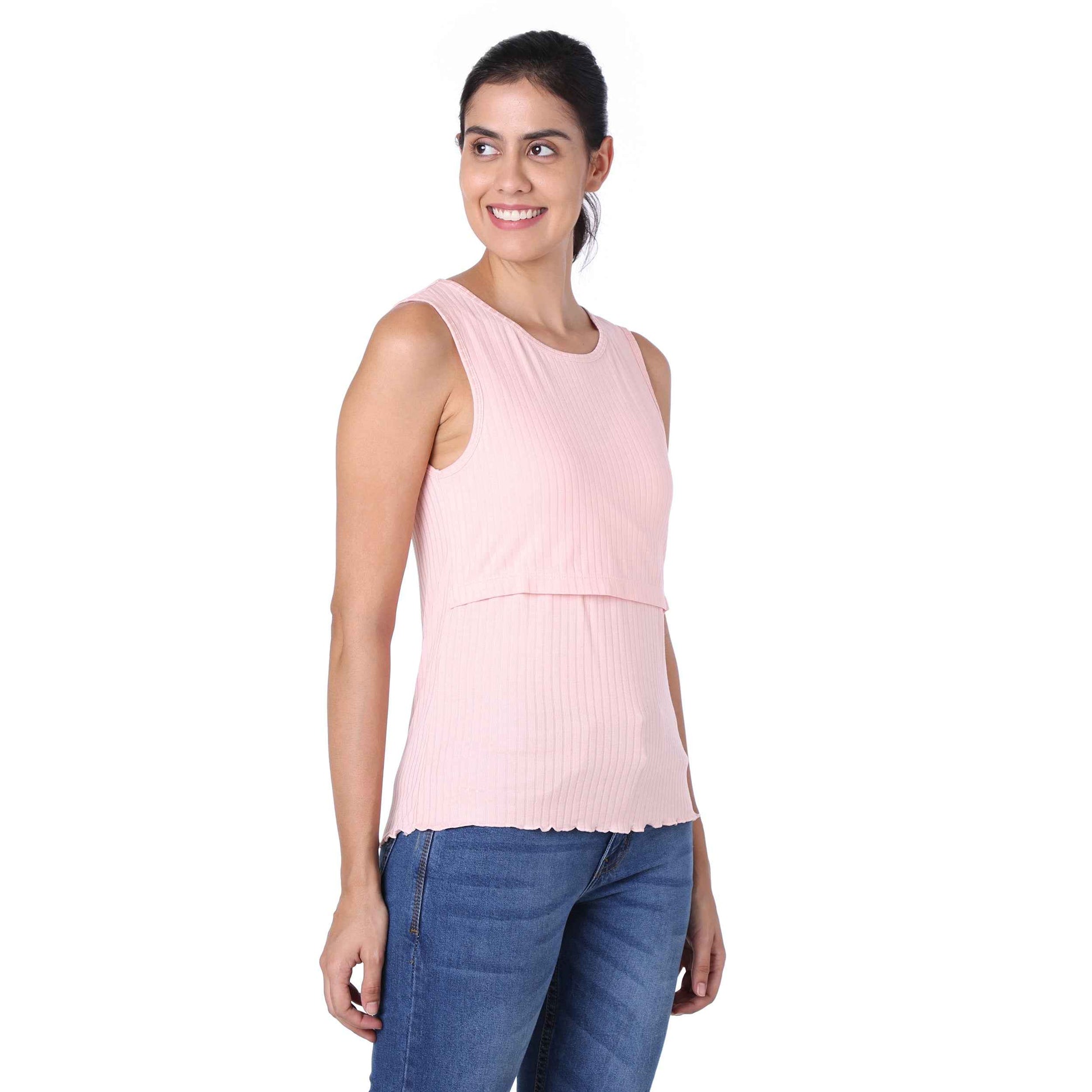 Cushy Touch Camisole N Suspender Skirt for Nursing Moms