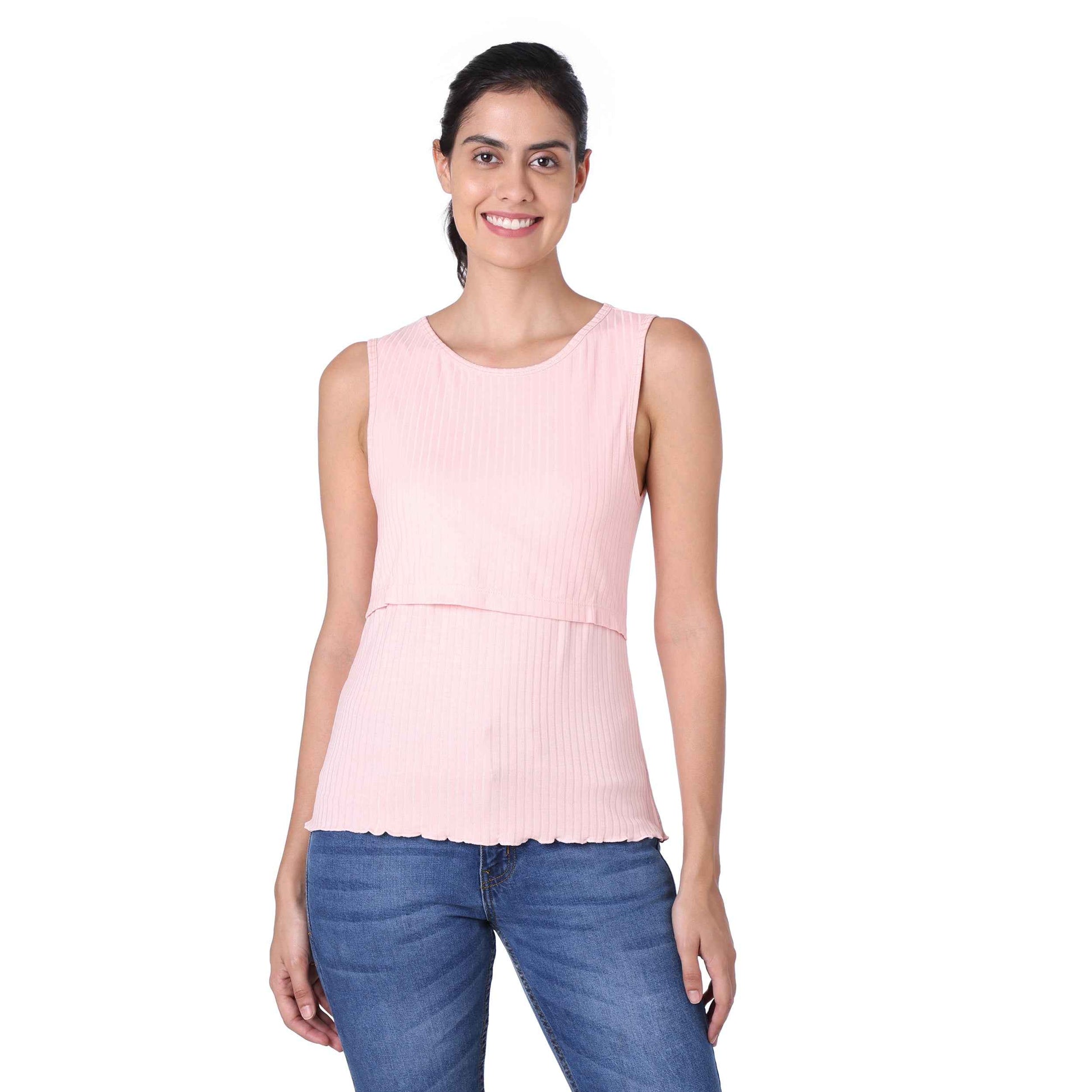 Cushy Touch Camisole N Suspender Skirt for Nursing Moms