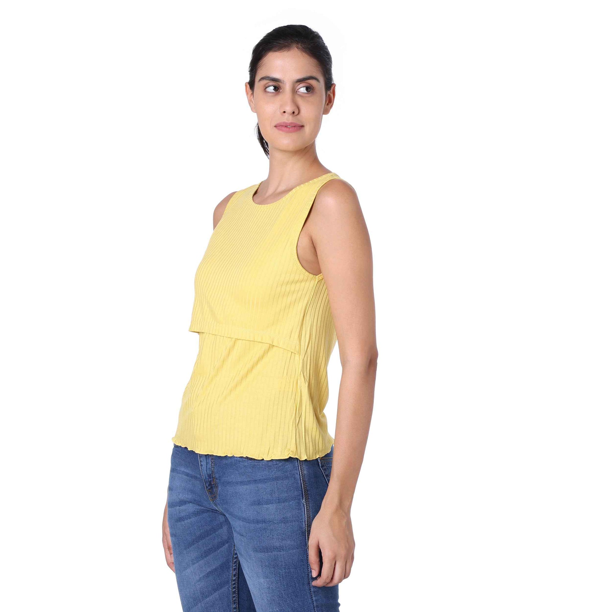 Cushy Touch Camisole N Suspender Skirt for Nursing Moms