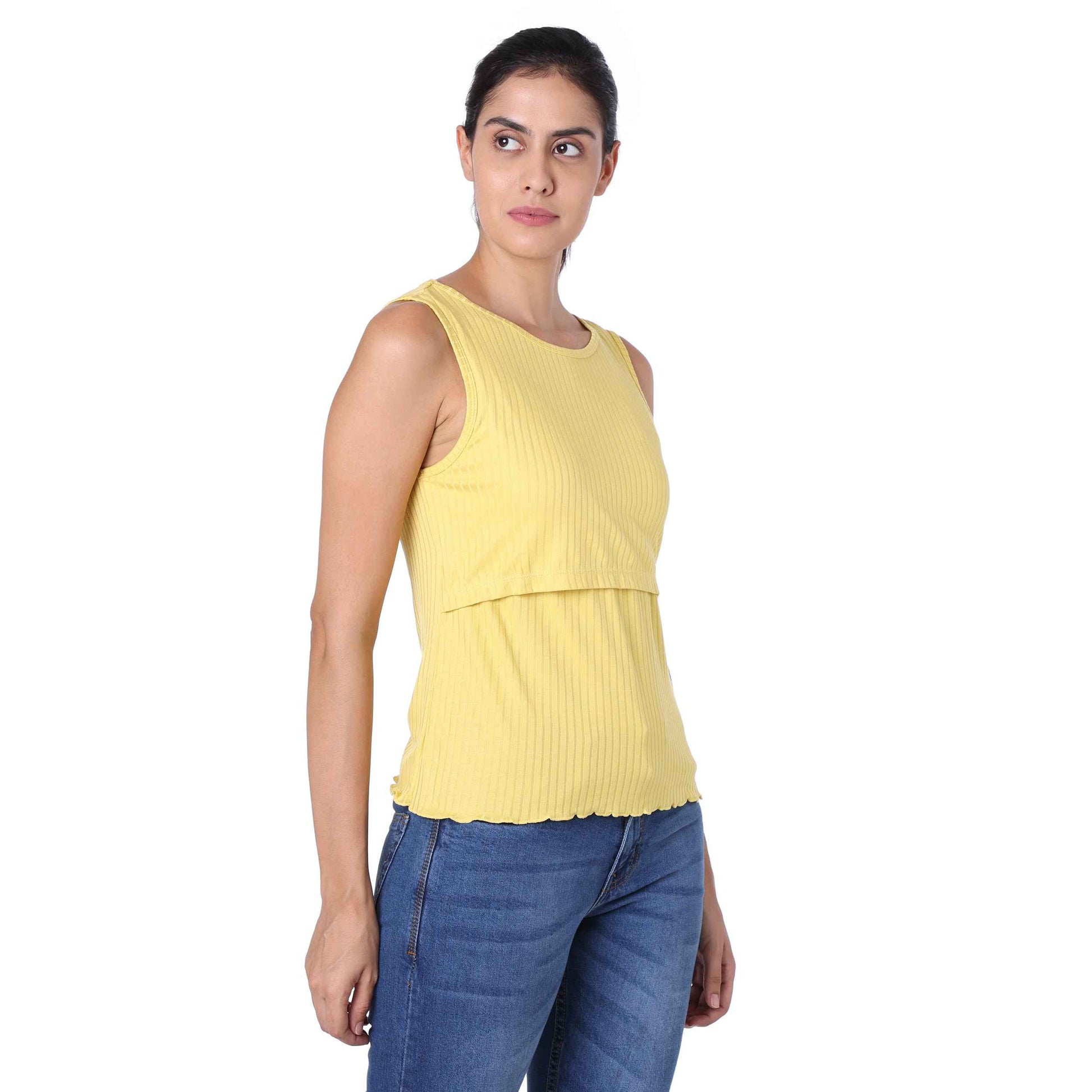 Cushy Touch Camisole N Suspender Skirt for Nursing Moms