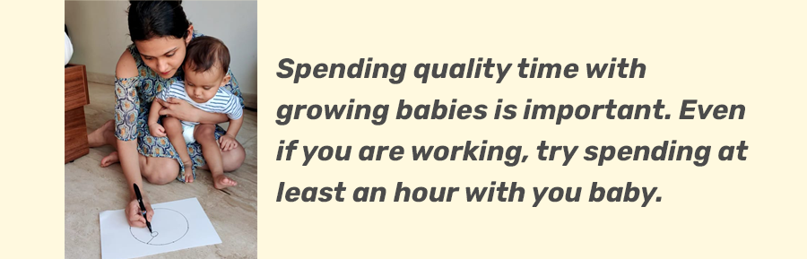 Let's raise happy babies by spending quality time with them.👼😄 - MOTHERLY