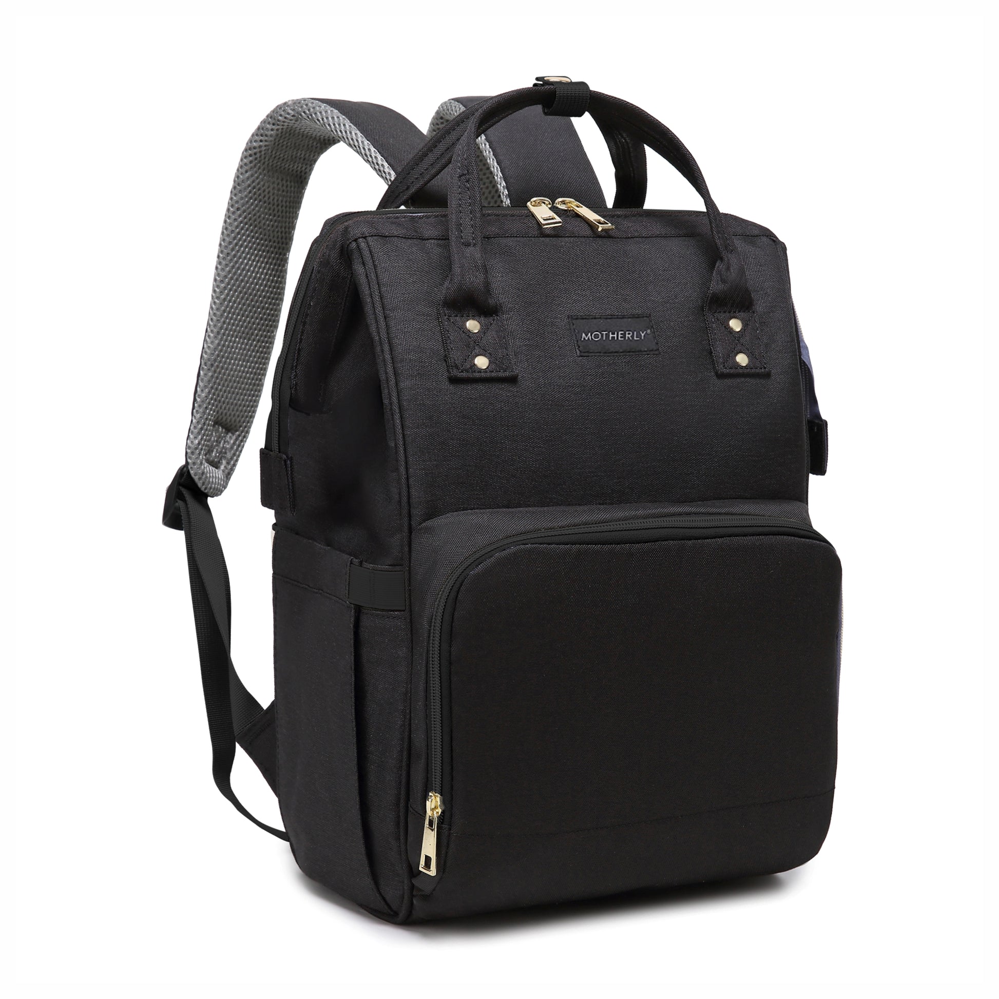 Motherly League Solid Color Diaper Bag for Mothers for Travel, Maternity Bag for Newborn Baby, Mother Travelling Bag, Multiple Pocket Water Resistant Hospital Bag for moms with Warranty - MOTHERLY