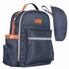 Motherly Diaper Bags For Mothers Stylish Backpacks for Moms for Travel with Stroller Hooks & Insulated Bottle Cover|6 Month Warranty |(Navy Gray) - MOTHERLY