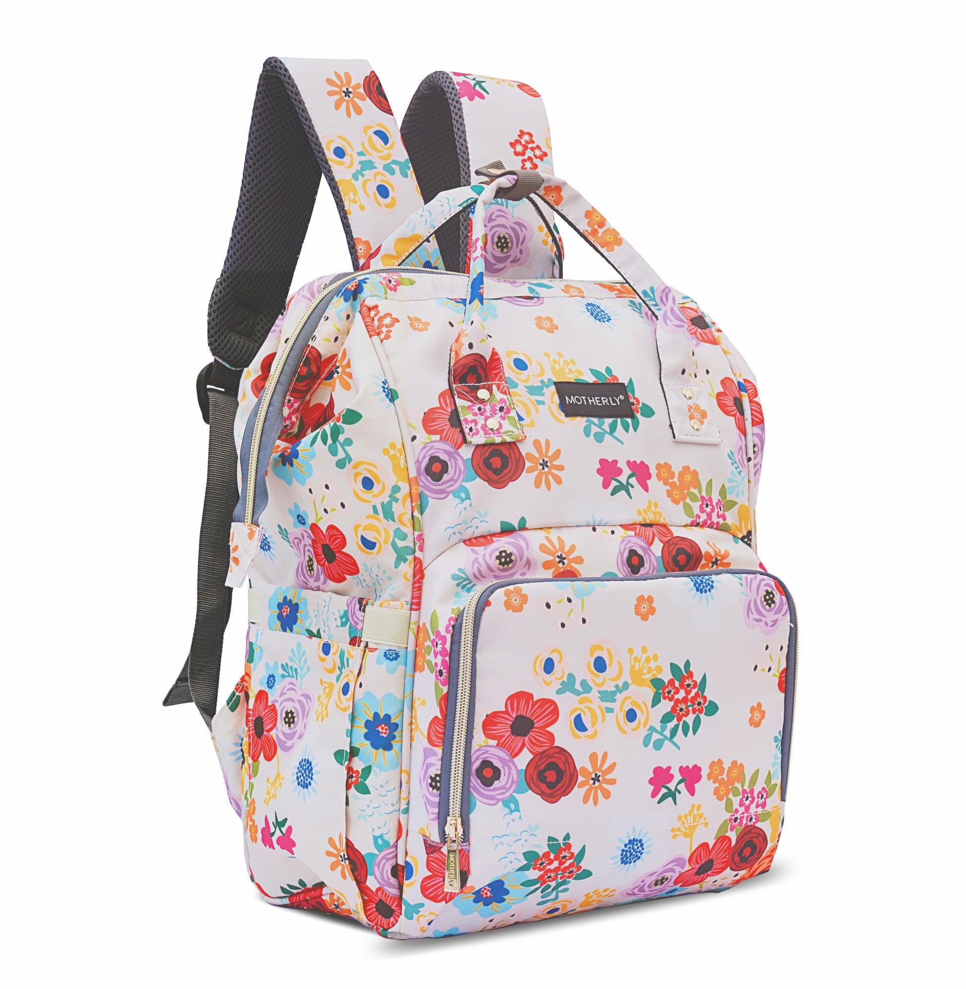 Motherly Elegant Diaper Bag for Mothers for Travel, Maternity Bag for Newborn Baby, Mothers Travelling Bag, Multipocket Water Resistant Baby Bag, Hospital Bag for Moms with Warranty - MOTHERLY