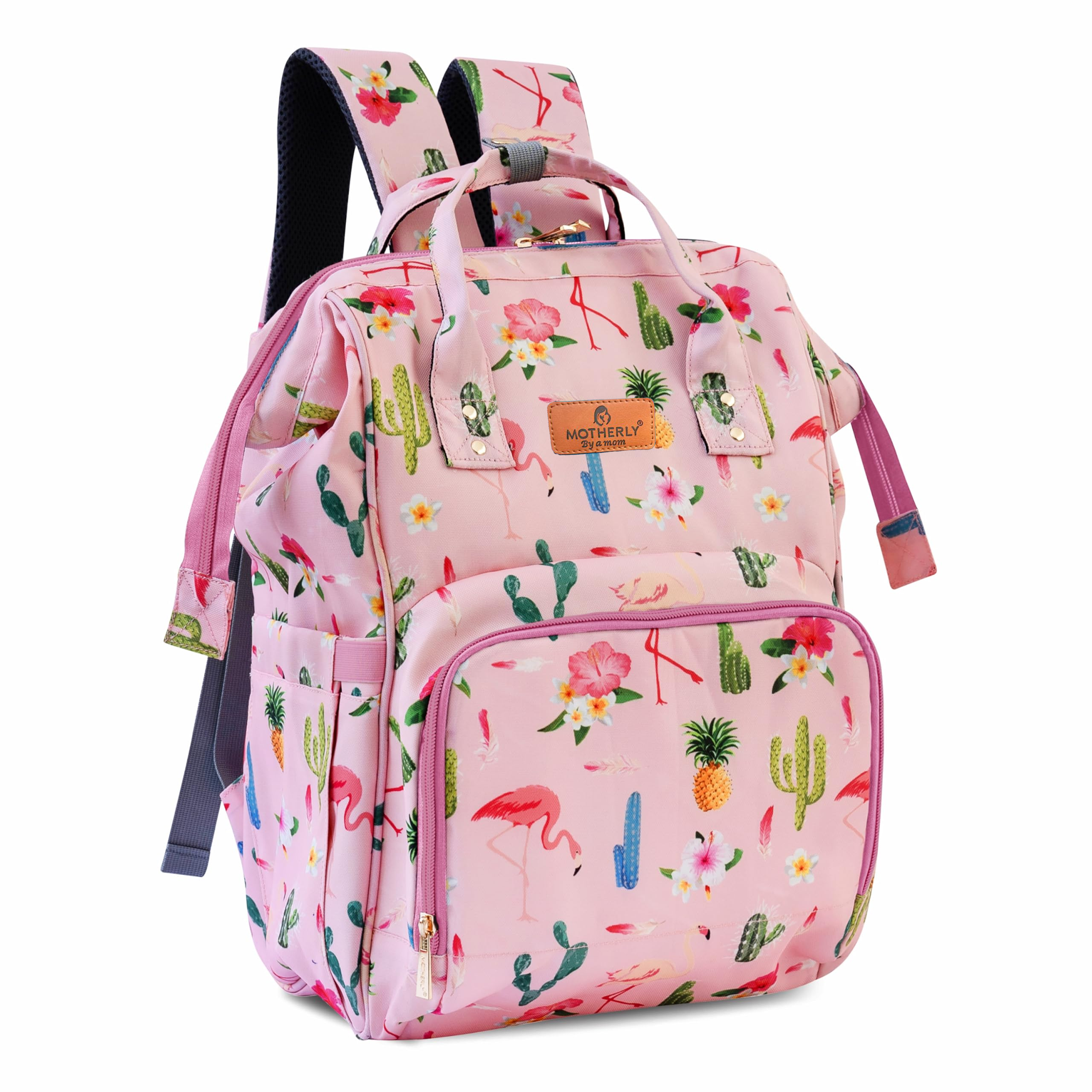 Motherly Elegant Diaper Bag for Moms – Water-Resistant Maternity & Travel Bag with Multiple Pockets & Warranty