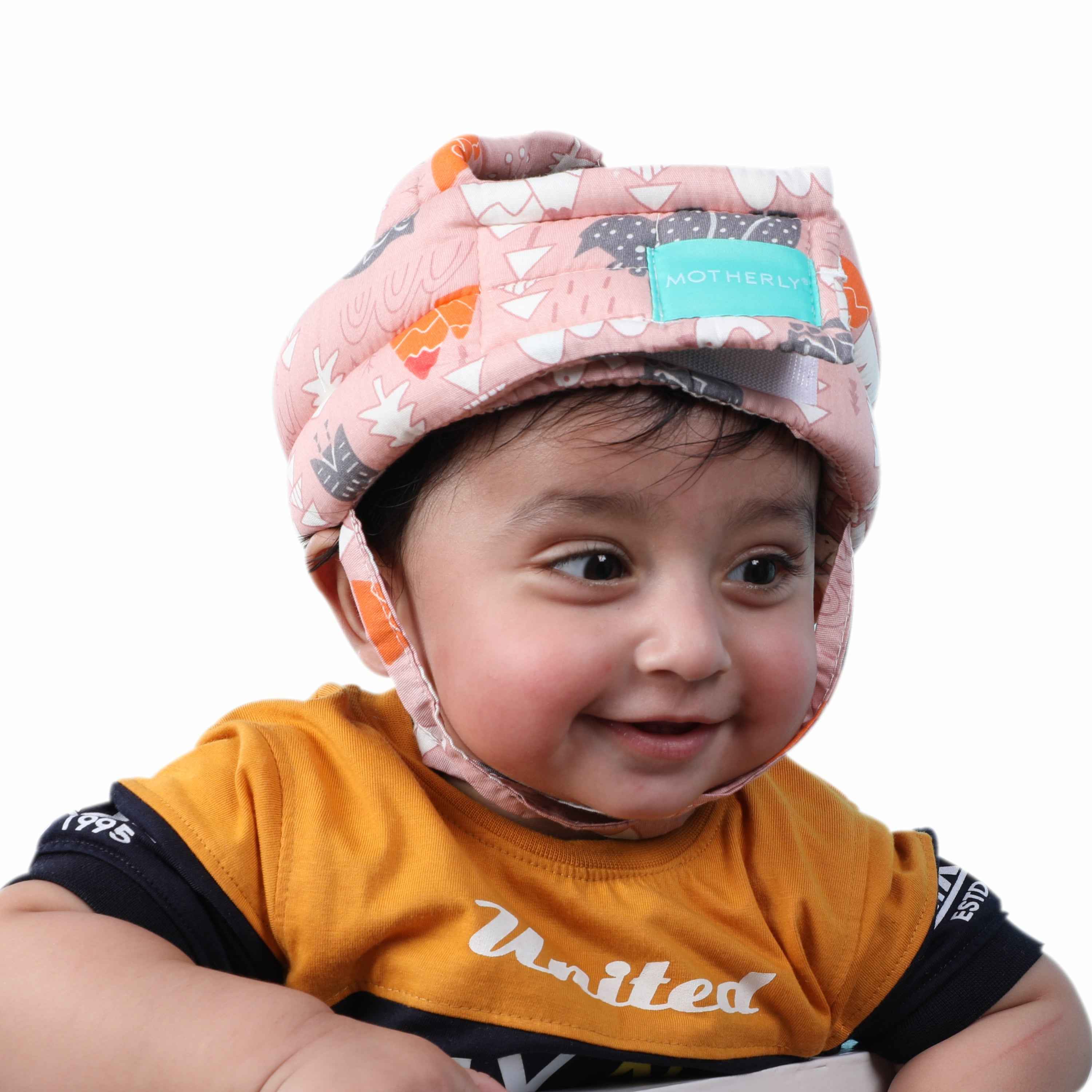Safety Baby Helmet -Pink Forest