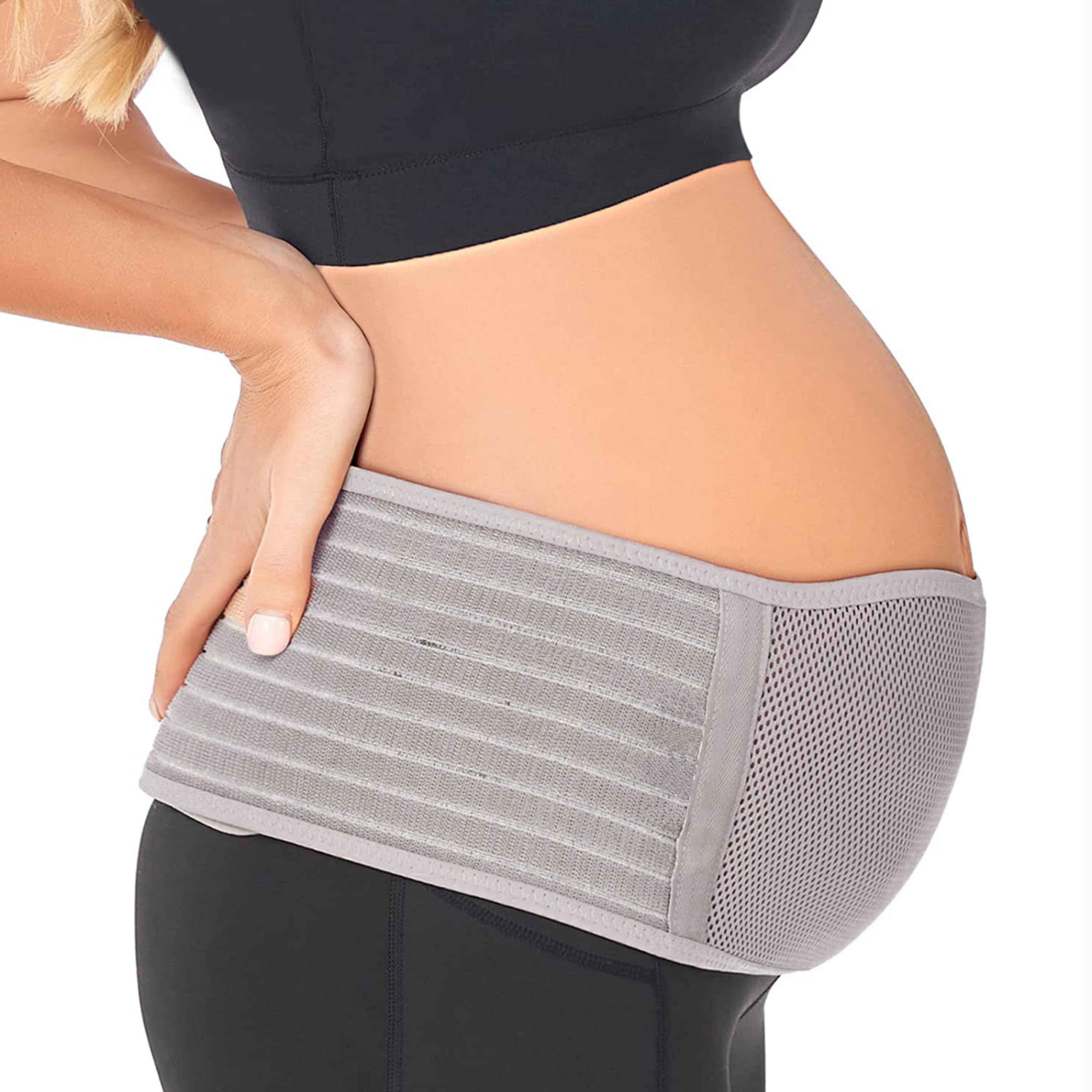 Motherly Maternity Belly Support Belt (Pre-Pregnancy-Type1, Grey, Free Size)