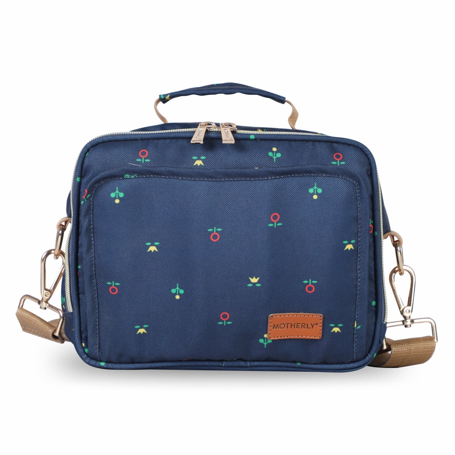 Motherly Mini Diaper Bag for Moms (Unicorn Blue) – Water-Resistant Travel & Maternity Handbag with Multiple Pockets