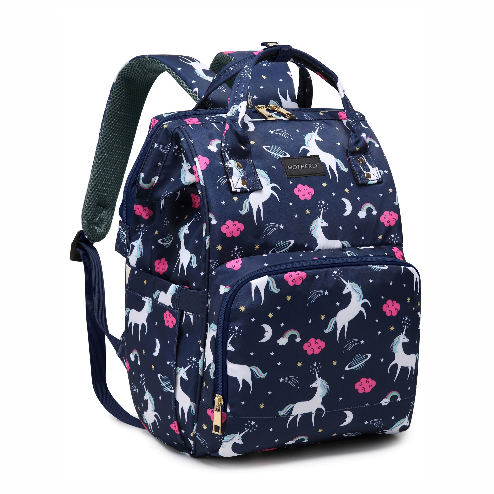 Motherly Elegant Diaper Bag for Mothers for Travel, Maternity Bag for Newborn Baby, Mothers Travelling Bag, Multipocket Water Resistant Baby Bag, Hospital Bag for Moms with Warranty - MOTHERLY
