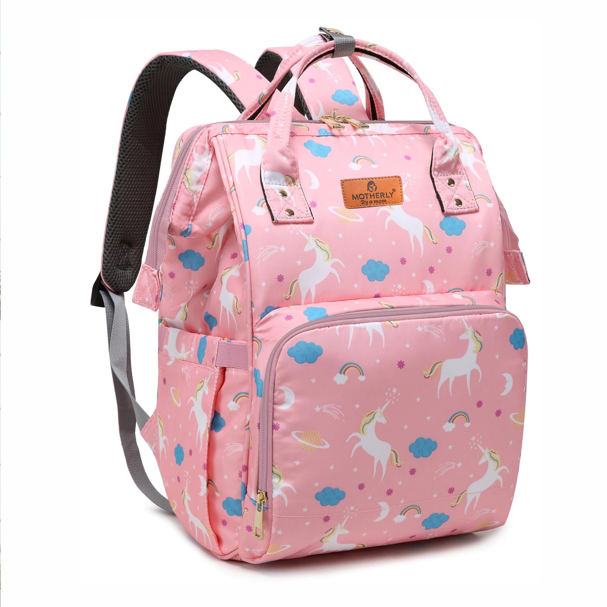 Motherly Elegant Diaper Bag for Moms – Water-Resistant Maternity & Travel Bag with Multiple Pockets & Warranty