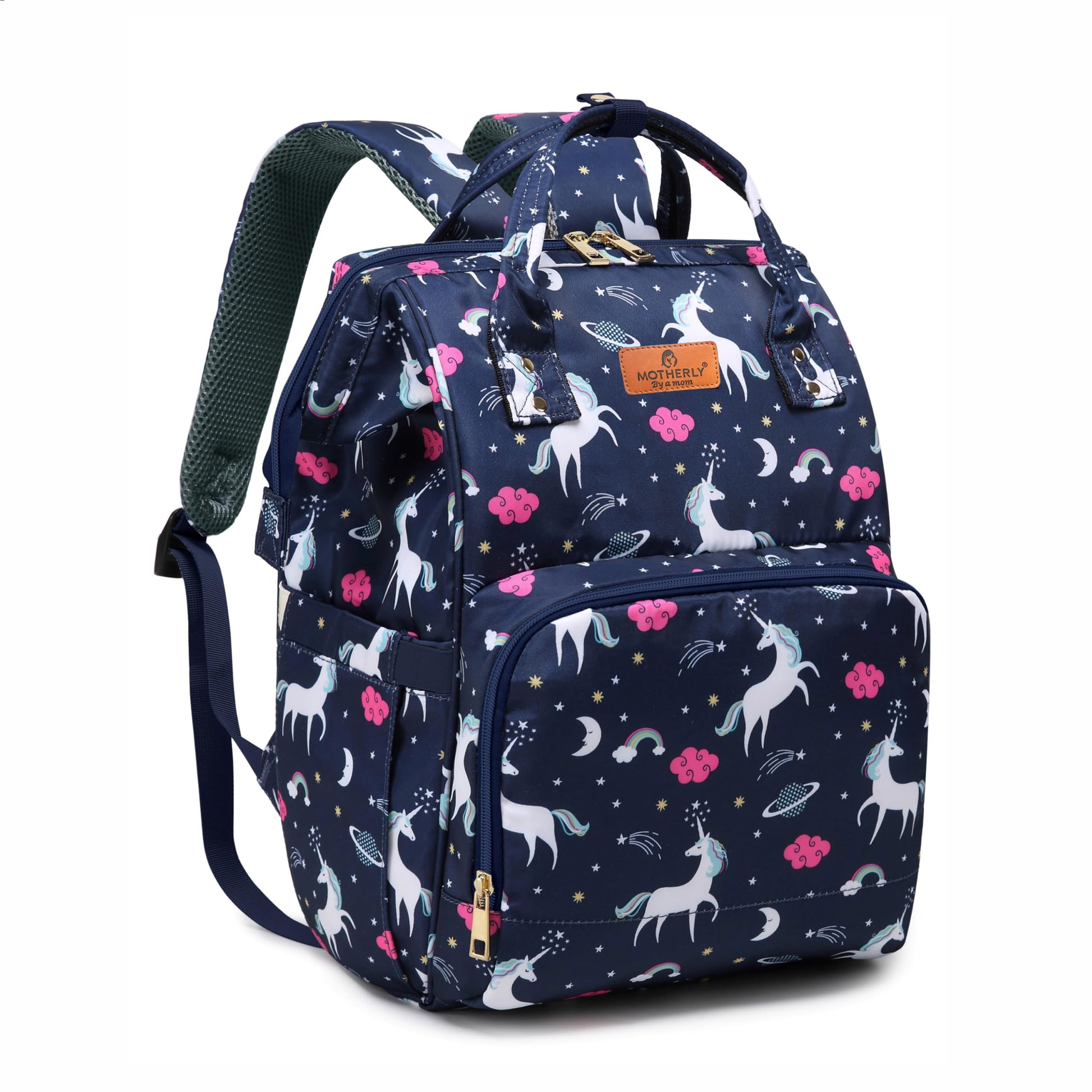 Motherly Elegant Diaper Bag for Moms – Water-Resistant Maternity & Travel Bag with Multiple Pockets & Warranty