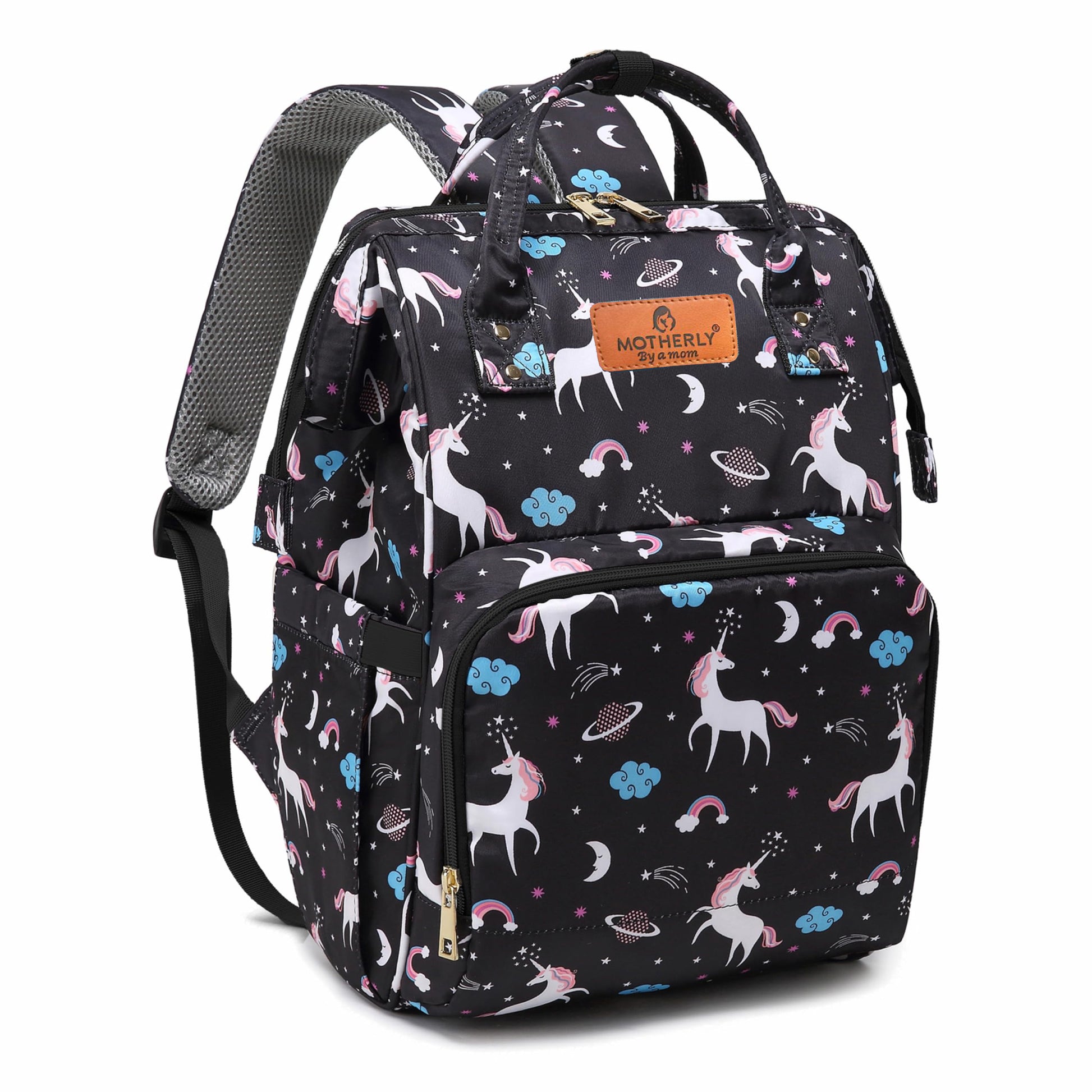 Motherly Elegant Diaper Bag for Moms – Water-Resistant Maternity & Travel Bag with Multiple Pockets & Warranty