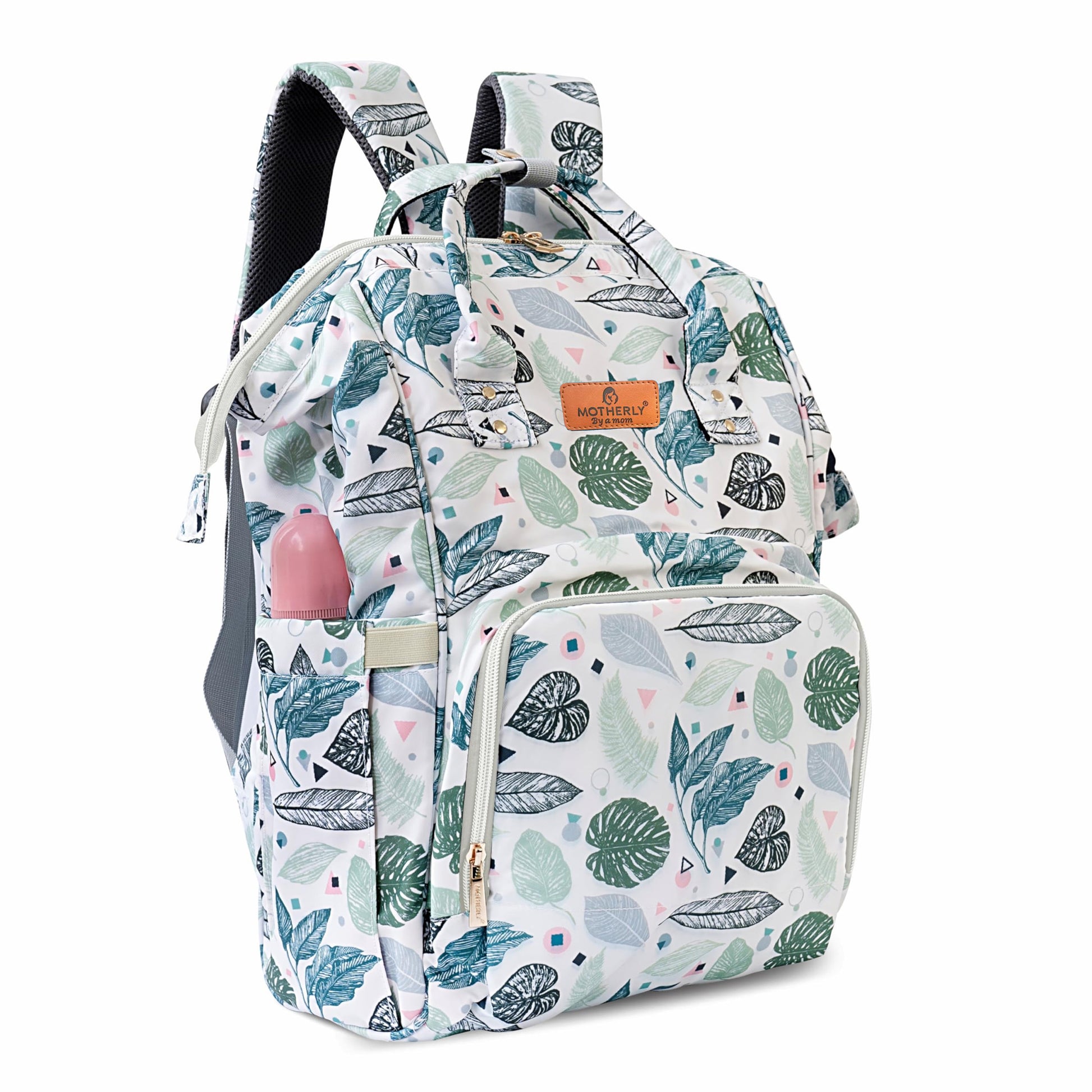Motherly Elegant Diaper Bag for Moms – Water-Resistant Maternity & Travel Bag with Multiple Pockets & Warranty