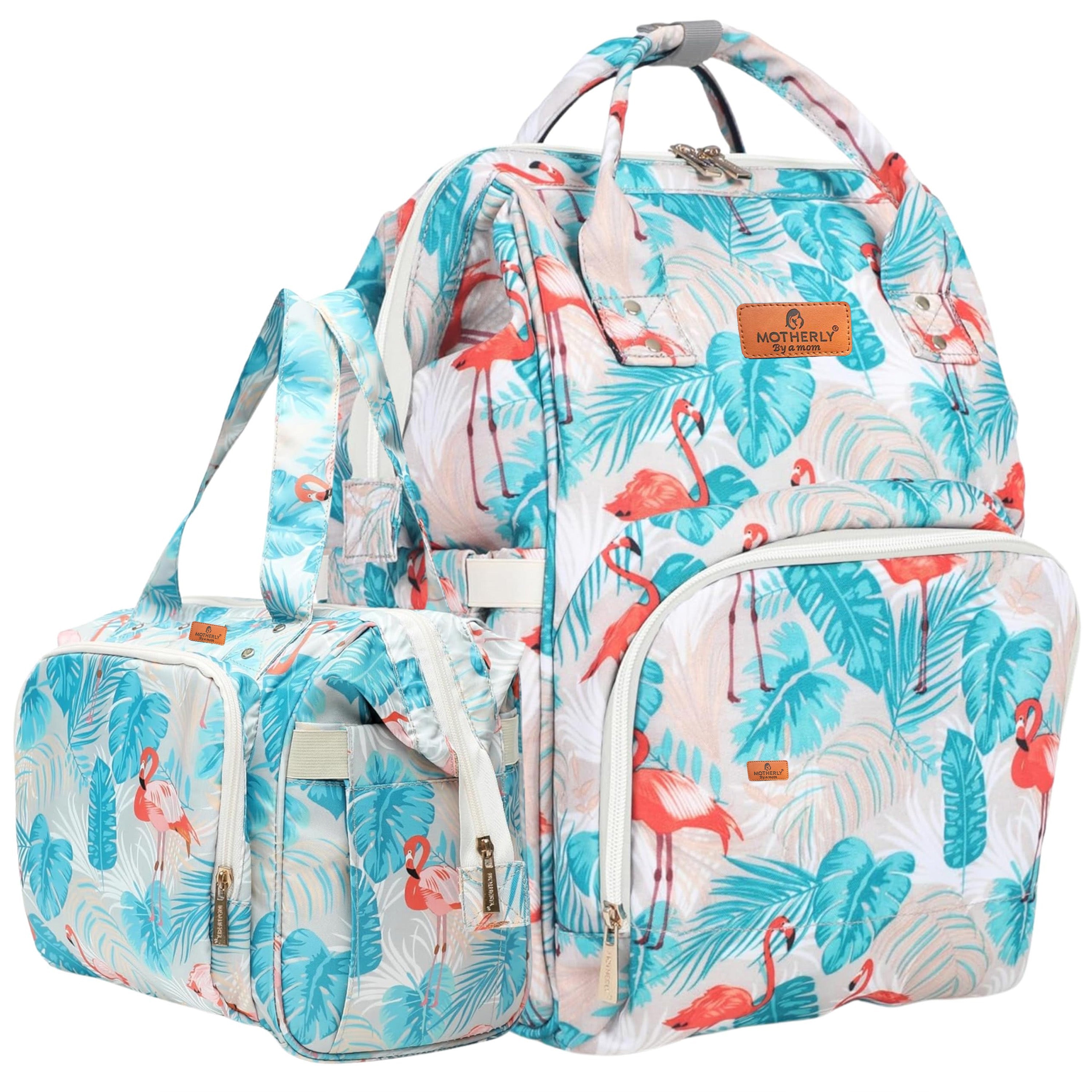 Motherly Elegant Diaper Bag for Moms – Water-Resistant Maternity & Travel Bag with Multiple Pockets & Warranty