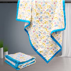 Motherly Baby Blanket 4 Layers Muslin Swaddle Wrap for All Season Blanket for Newborn Baby (Size 110 x 90 Cm) - MOTHERLY