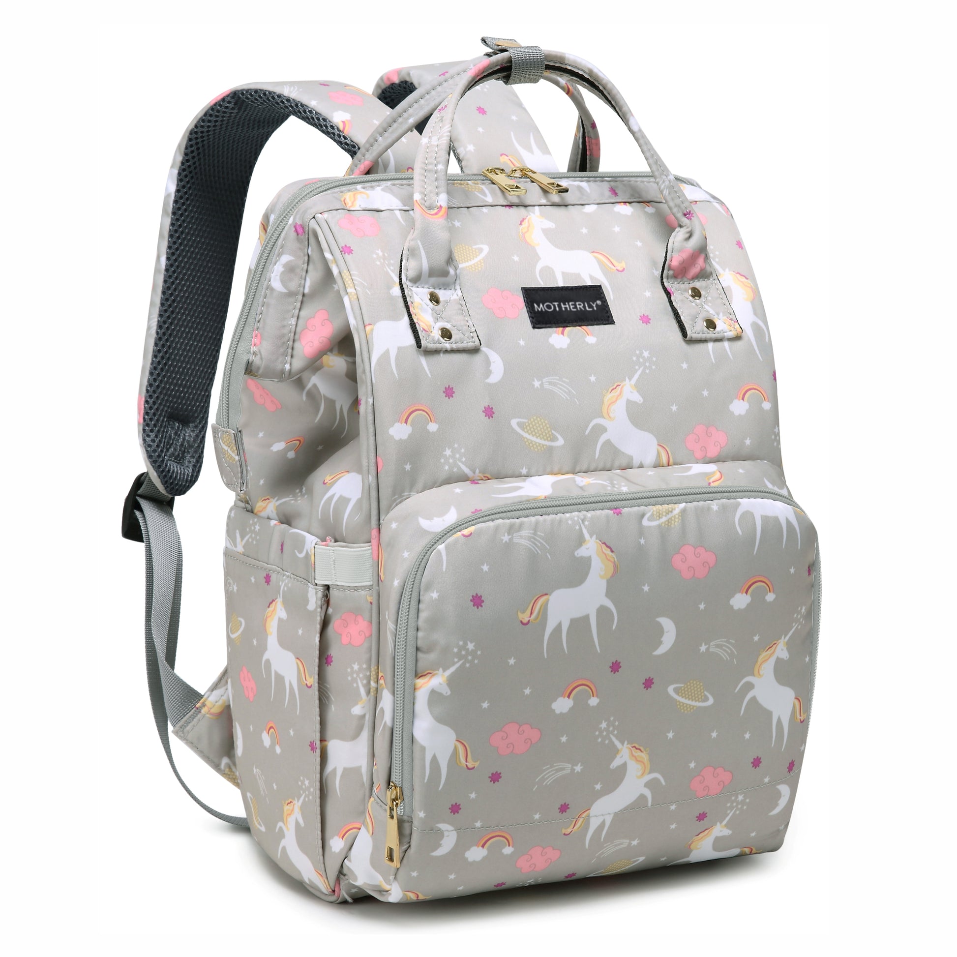 Motherly Elegant Diaper Bag for Mothers for Travel, Maternity Bag for Newborn Baby, Mothers Travelling Bag, Multipocket Water Resistant Baby Bag, Hospital Bag for Moms with Warranty