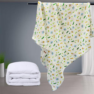 Motherly 5-Layered Blanket Winter Blanket for Newborn & Toddler with Animal and Car Print (0-24 Months, 105x90 cm) - Default Title