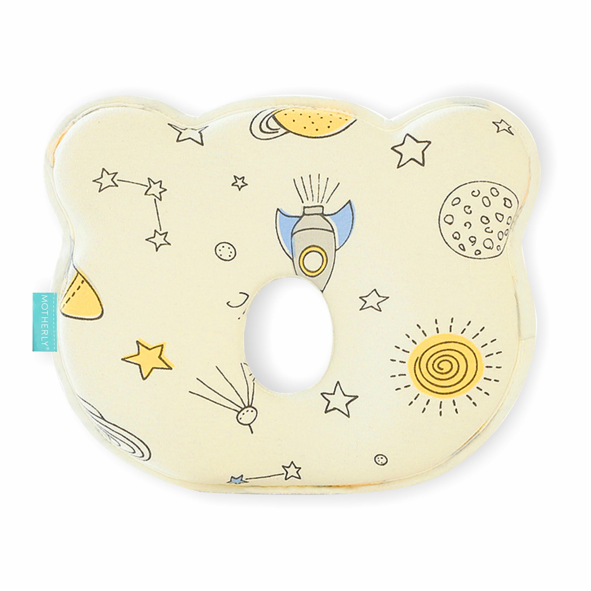 Baby Head Support Pillow Gentle Ergonomic and Comforting Design - MOTHERLY