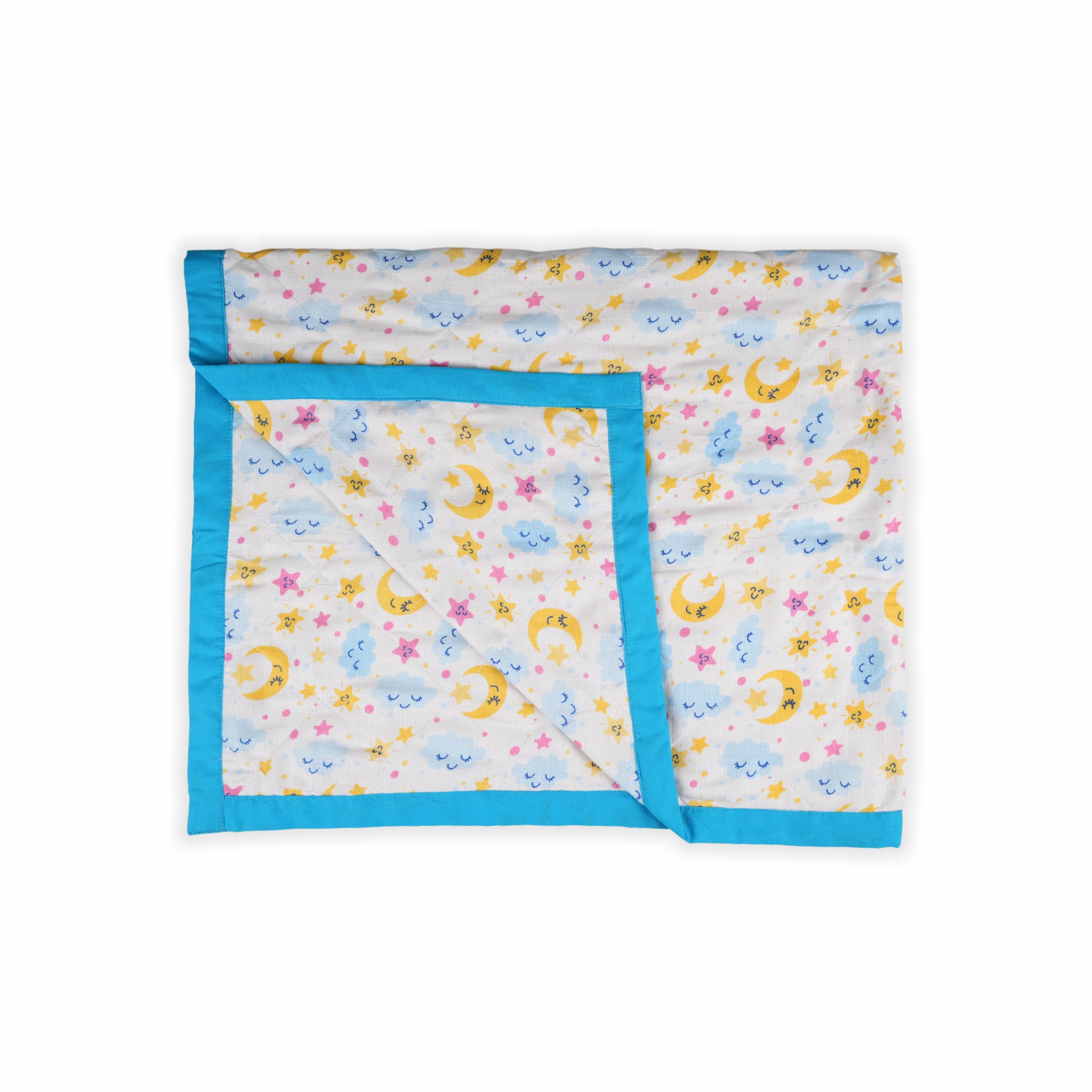 Motherly Baby Blanket 4 Layers Muslin Swaddle Wrap for All Season Blanket for Newborn Baby (Size 110 x 90 Cm) - MOTHERLY