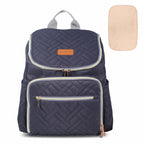 Diaper Quilted Diaper Bag for Mothers for Travel with Changing Mat - Spacious Diaper Bags for Mom | Baby Bag with Multi-Pocket Design | Maternity Bags for Mother and Baby - MOTHERLY