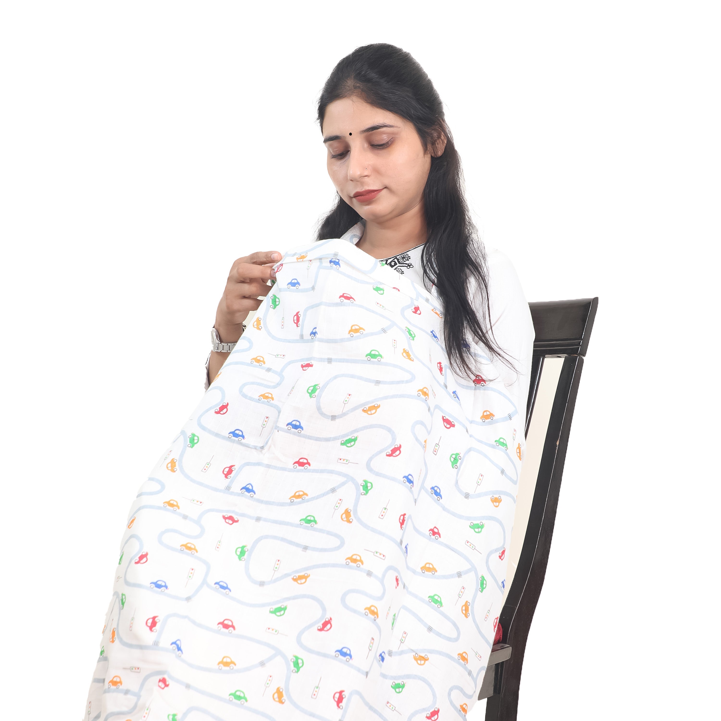 Motherly Nursing Breastfeeding Cover Scarf Cloth- Breast Feeding shawl