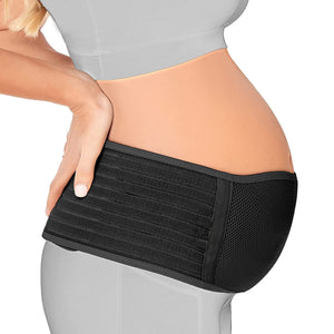 Motherly Maternity Belly Support Belt (Pre-Pregnancy-Type1, Grey, Free Size) - Black