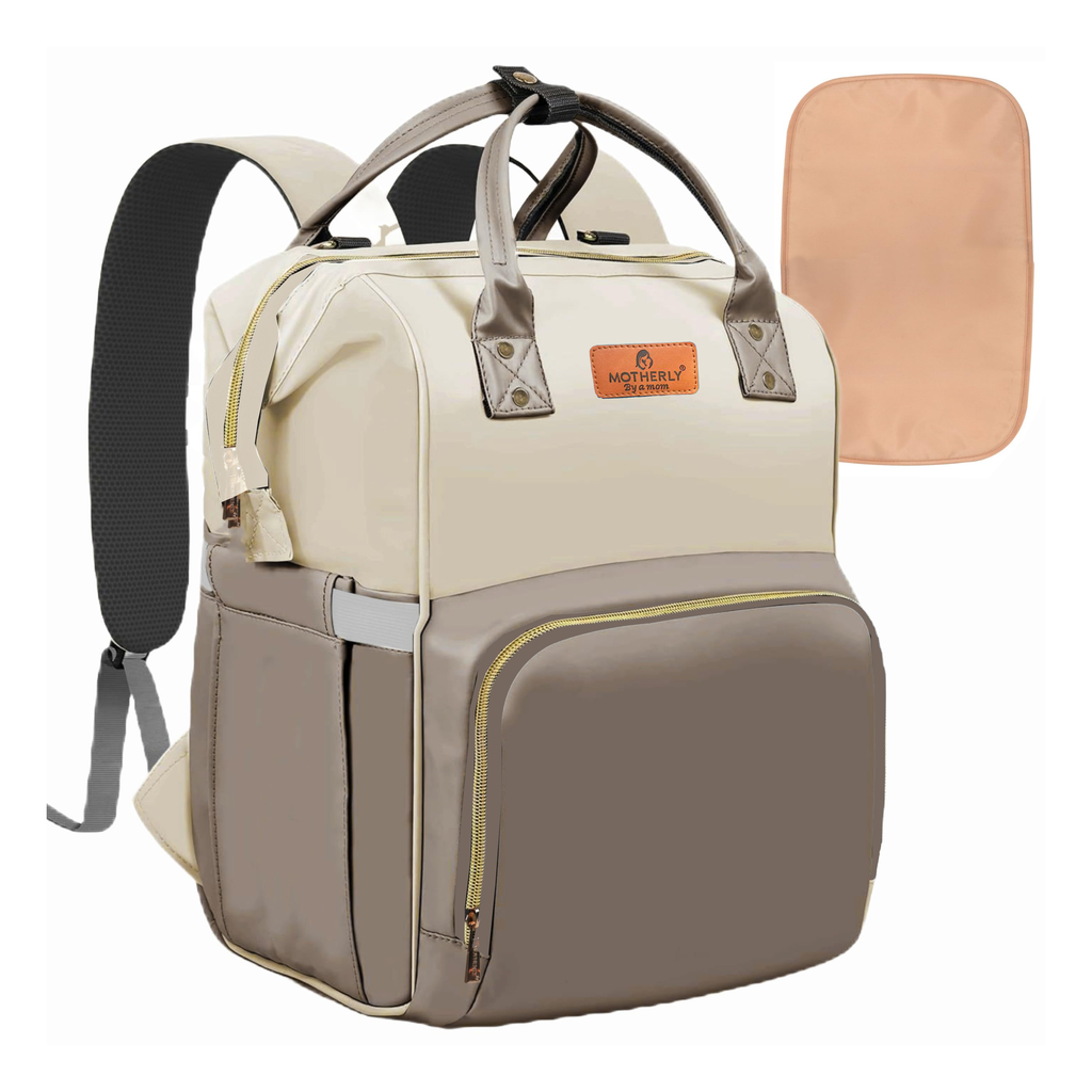 Motherly Envy Diaper Bag for Moms – Spacious, Waterproof Travel & Maternity Bag with Accessories