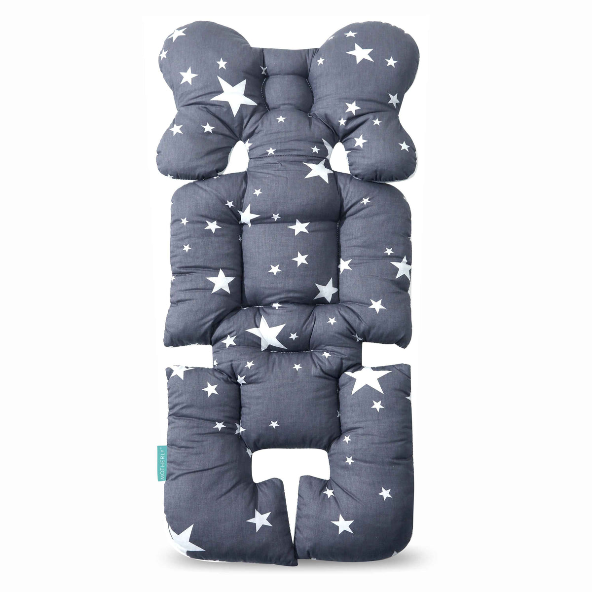 Stroller Seat Cushion - White Star