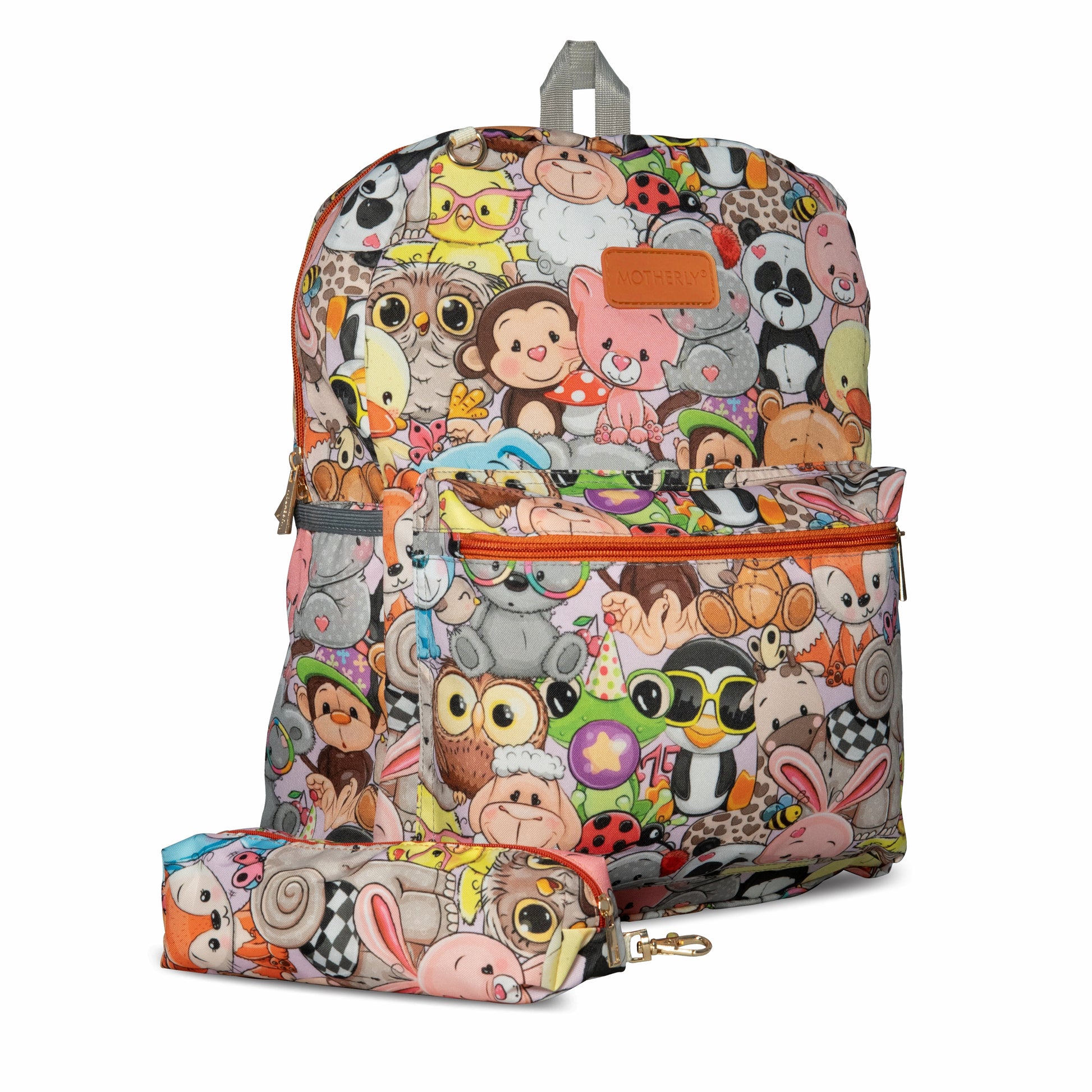 Motherly Kindergarten Backpack, Daycare Bags for Kids, Creche Bag Backpack Casual Backpack Picnic Bag for Kids, Unisex School Bag for Boys & Girls with Free Pencil Stationery Pouch (16 Inch) - MOTHERLY