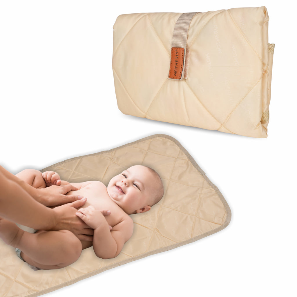 Motherly Oil Massage Mat for Newborn Baby, Reusable & Washable Portable Massage Pad (72 x 42 cm, 0-12 Months) - MOTHERLY
