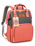 Motherly Crown Diaper Bag for Moms – Water-Resistant Travel & Maternity Bag with Multiple Pockets & 6-Month Warranty