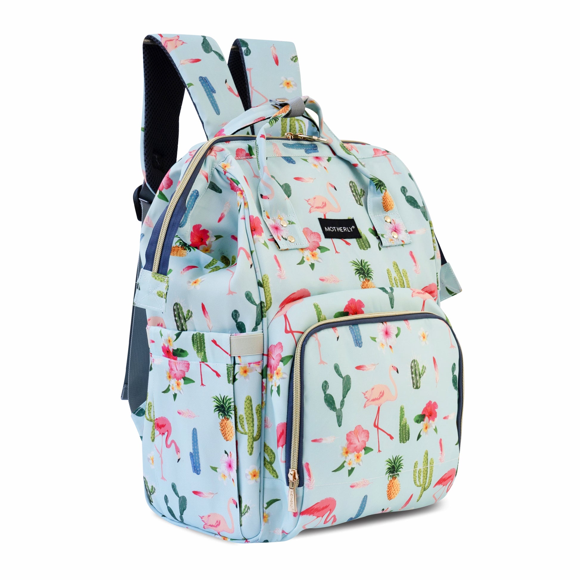 Motherly Elegant Diaper Bag for Mothers for Travel, Maternity Bag for Newborn Baby, Mothers Travelling Bag, Multipocket Water Resistant Baby Bag, Hospital Bag for Moms with Warranty - MOTHERLY