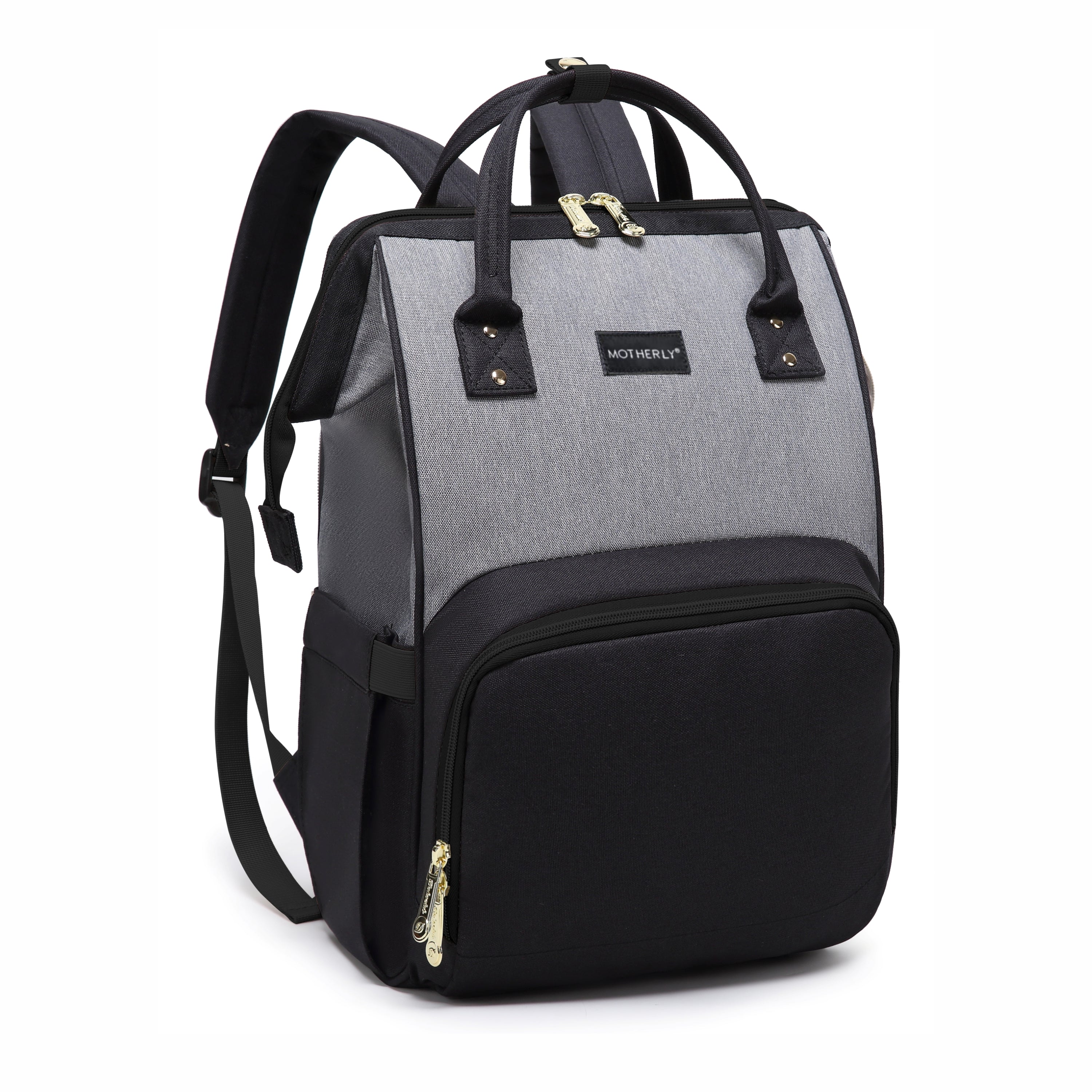 Motherly League Solid Color Diaper Bag for Mothers for Travel, Maternity Bag for Newborn Baby, Mother Travelling Bag, Multiple Pocket Water Resistant Hospital Bag for moms with Warranty - MOTHERLY