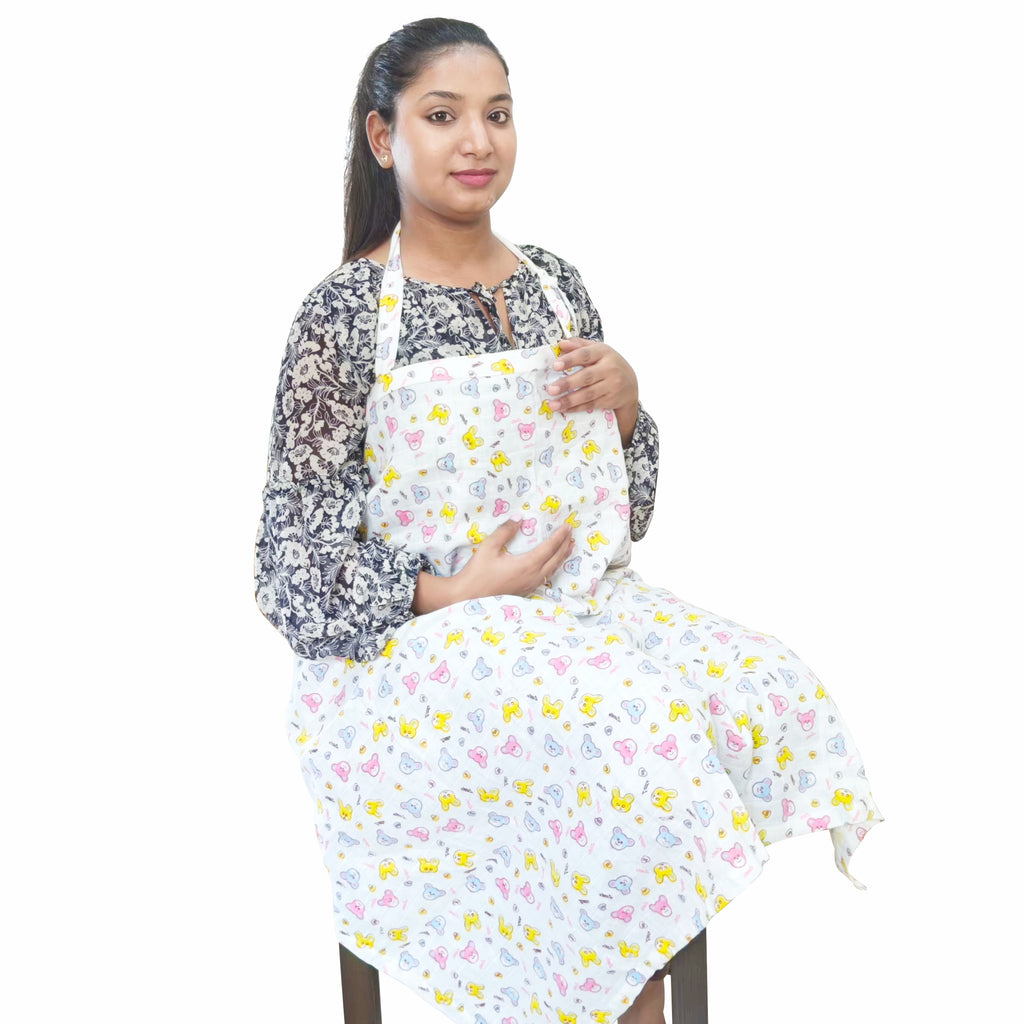 Motherly Nursing Breastfeeding Cover Scarf Cloth- Breast Feeding shawl - MOTHERLY