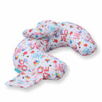 Motherly Flurry Fickle Baby Feeding Nursing and Maternity Pillow (White) - MOTHERLY