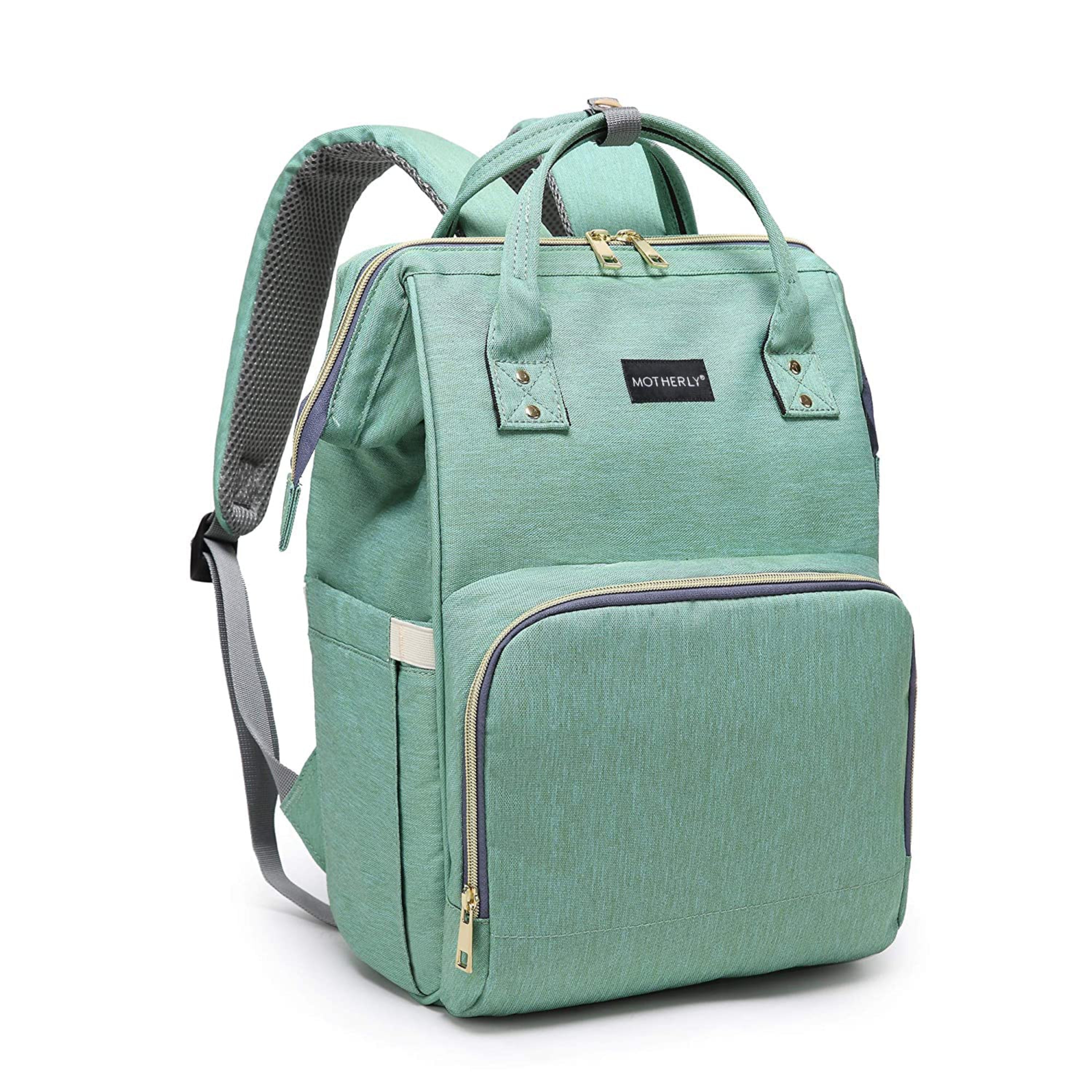 Motherly Crown Solid Color Diaper Backpack for Mothers, Maternity Bag for Newborn Baby, Mother Travelling Bag, Multiple Pocket Water Resistant Hospital Bag for moms with Warranty - MOTHERLY