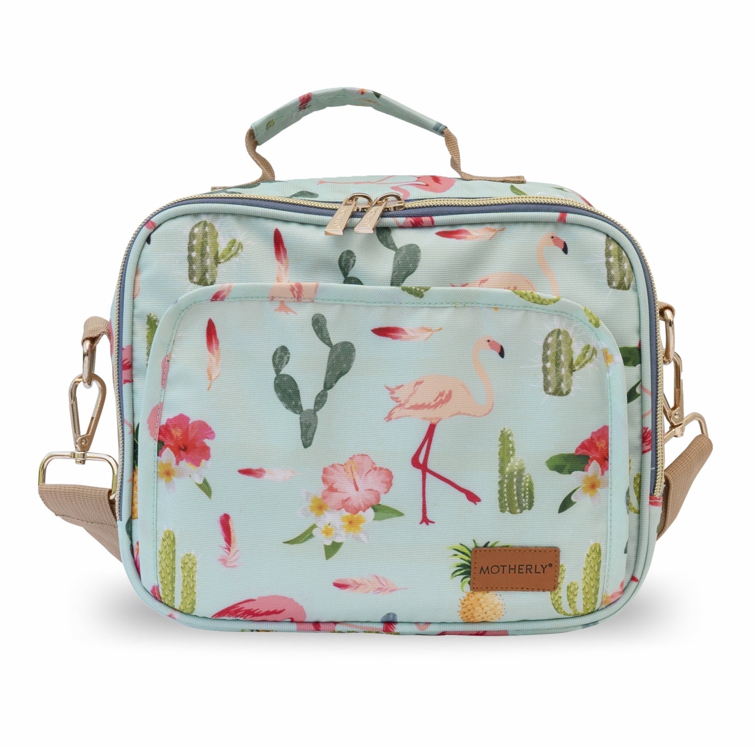 Motherly Mini Diaper Bag for Moms (Unicorn Blue) – Water-Resistant Travel & Maternity Handbag with Multiple Pockets