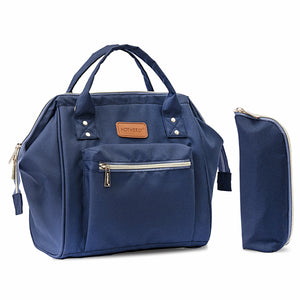 Motherly Mini Diaper Bag for Mothers | Small Diaper handbag for mom for Travel - Navy Blue