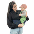 Motherly Ready to Use hip seat Baby Carrier|Convertible Sling Carrier|for 5-36 Months (Blue Flower) - MOTHERLY