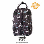Motherly Solid Diaper Bag for Mothers for Travel, Maternity Bag for Newborn Baby, Mothers Travelling Bag, Multiple Pocket Water Resistant Baby Bag, Hospital Bag for moms (Black) - MOTHERLY