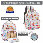 Motherly Elegant Diaper Bag for Moms – Water-Resistant Maternity & Travel Bag with Multiple Pockets & Warranty