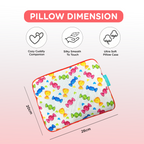 Motherly Mustard Seed Pillow for Newborns (0–12 Months) – Neem-Coated, Cotton Head Shaping Pillow for Gifting - Toffee