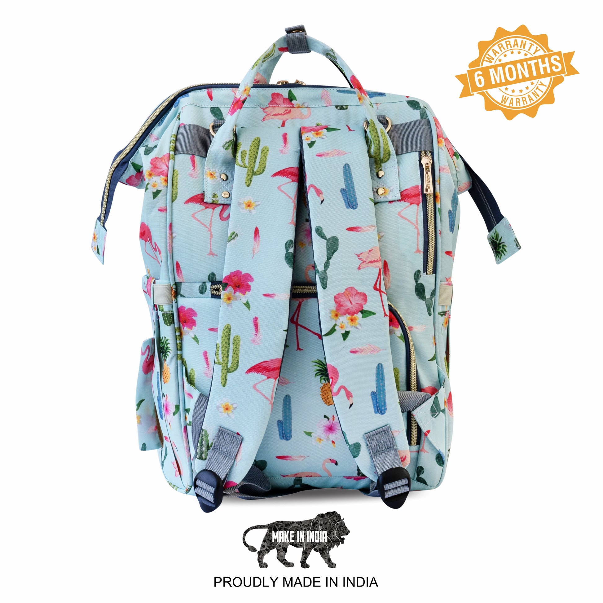 Motherly Elegant Diaper Bag for Mothers for Travel, Maternity Bag for Newborn Baby, Mothers Travelling Bag, Multipocket Water Resistant Baby Bag, Hospital Bag for Moms with Warranty - MOTHERLY
