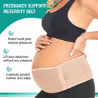 Motherly Maternity Belly Support Belt (Pre-Pregnancy-Type1, Grey, Free Size)